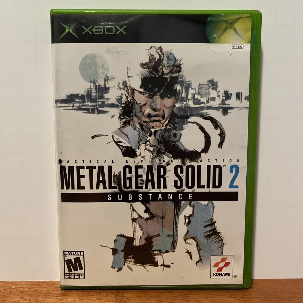 Metal Gear Solid 2: Substance Xbox Video Game Complete With Manual‎ EUC